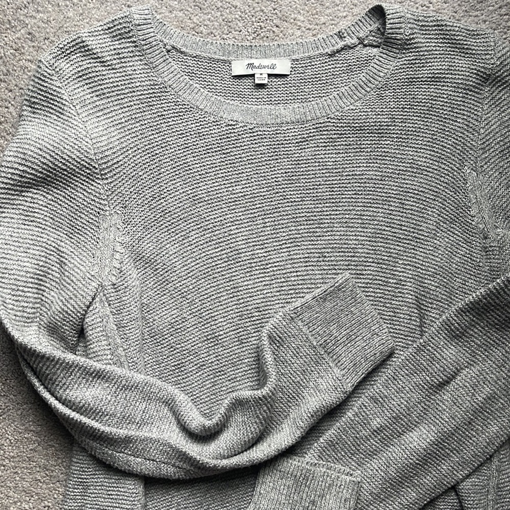 Madewell Lightweight Sweater Gray, Medium